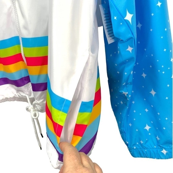 Disney Parks Magic Kingdom Fantasyland Hooded Windbreaker Jacket NWT XS - Picture 7 of 14